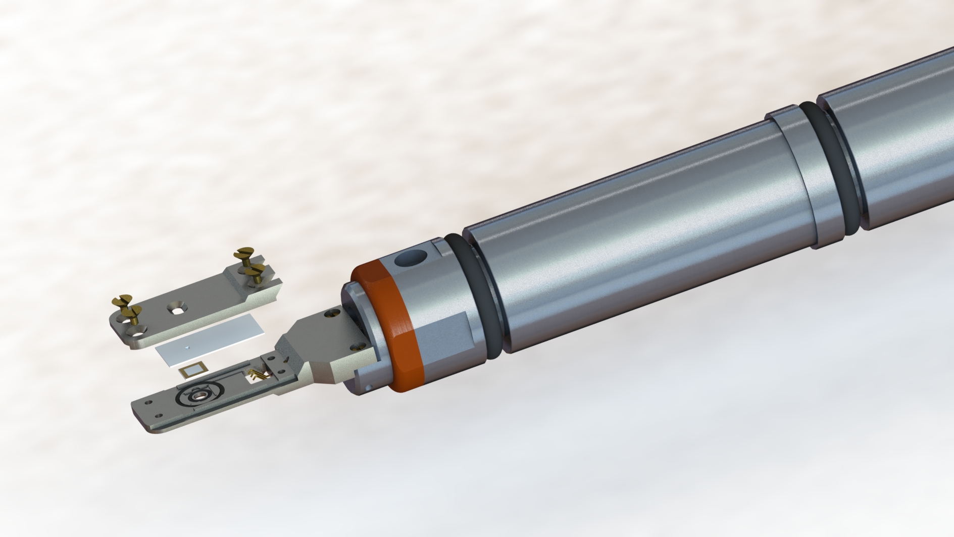 透射电镜原位MEMS液体电化学测量样品杆